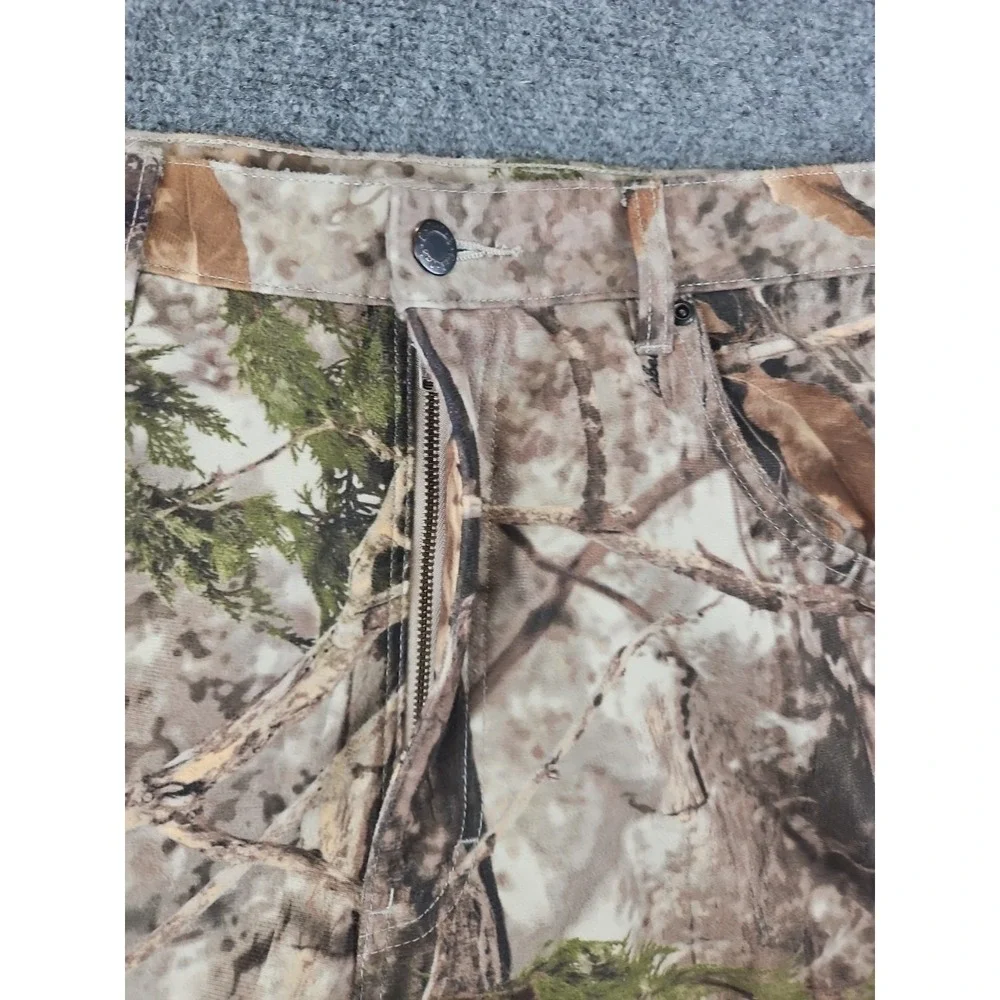 Cabela's ZONZ Woodlands Mens 34 Reg Camouflage Cargo Hunting Pants 1493